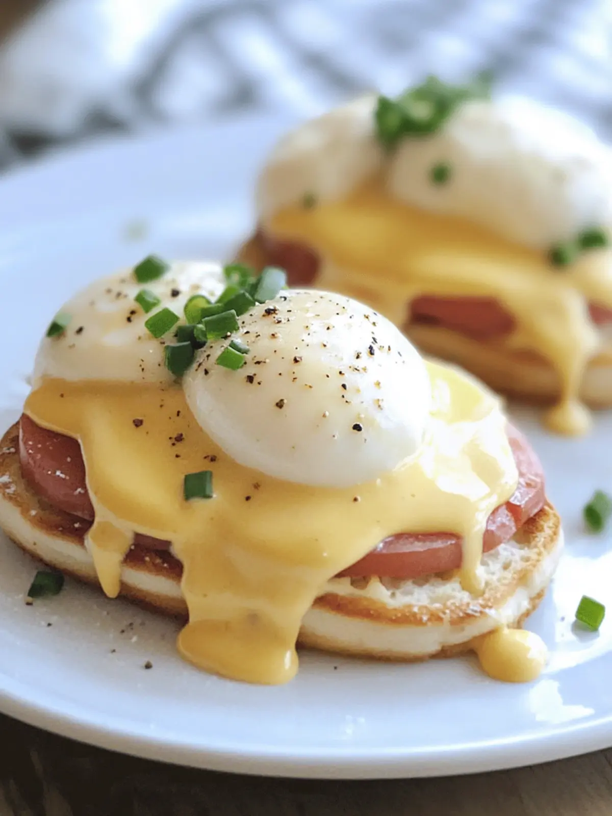Perfect Eggs Benedict with Creamy Hollandaise at Home 3 Eggs Benedict