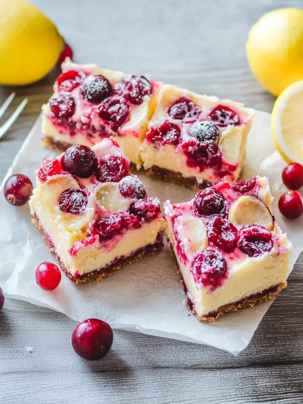 Lemon Cranberry Cheesecake Bars That Wow Every Bite 2 Lemon Cranberry Cheesecake Bars
