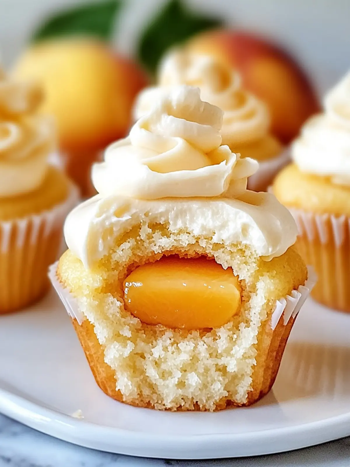 Irresistible Honey Peach Cream Cheese Cupcakes to Delight You 2 Honey Peach Cream Cheese Cupcakes