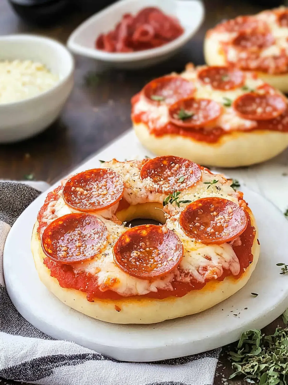 Baked Homemade Pepperoni Pizza Bagels: A Fun Twist on Classic Snacks 3 Baked Homemade Pepperoni Pizza Bagels
