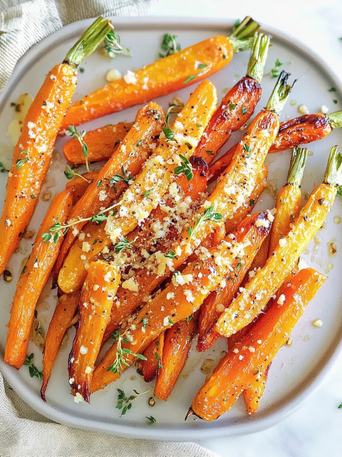 Garlic Parmesan Roasted Carrots: A Flavorful Side Delight 3 Garlic Parmesan Roasted Carrots