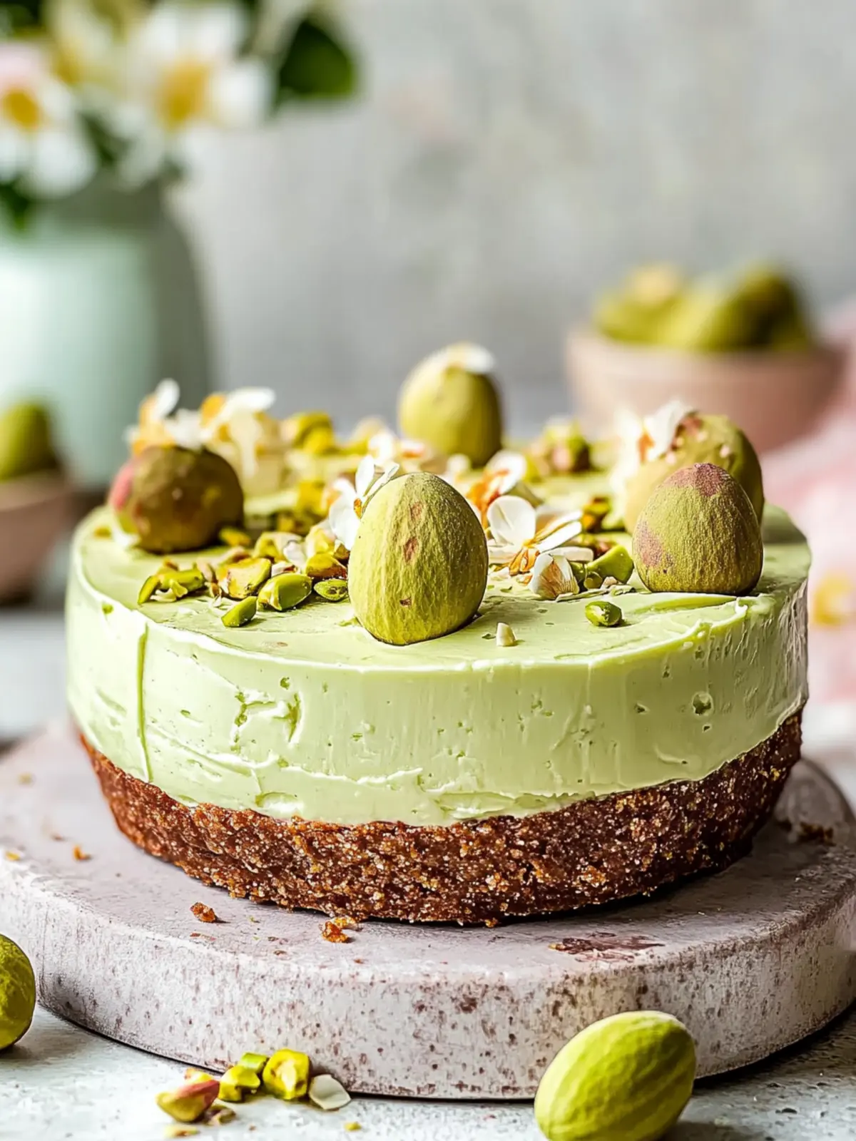 Decadent Pistachio Easter Egg Cheesecake No Bake Delight 5 Pistachio Easter Egg Cheesecake (No Bake)