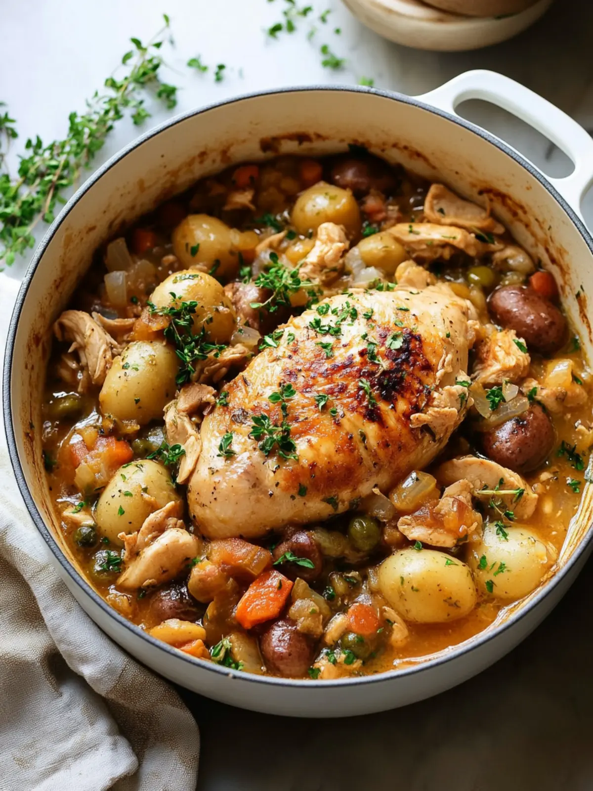 Savor the Flavor: Easy Chicken Cassoulet for Cozy Nights 2 Chicken Cassoulet