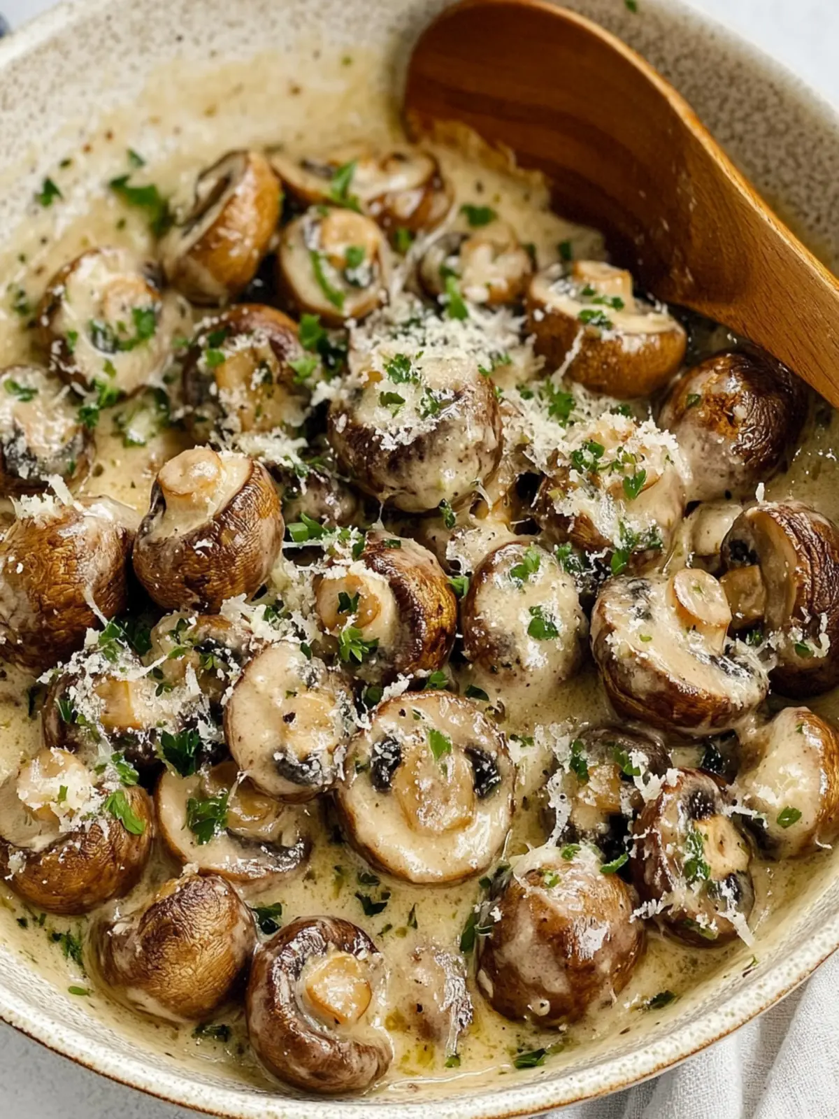 Creamy Garlic Parmesan Mushrooms That Transform Any Meal 3 Creamy Garlic Parmesan Mushrooms