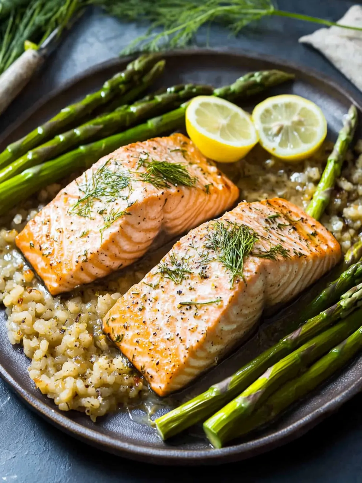 Zesty Lemon Dill Salmon with Asparagus for a Delightful Dinner 3 Lemon Dill Salmon and Asparagus