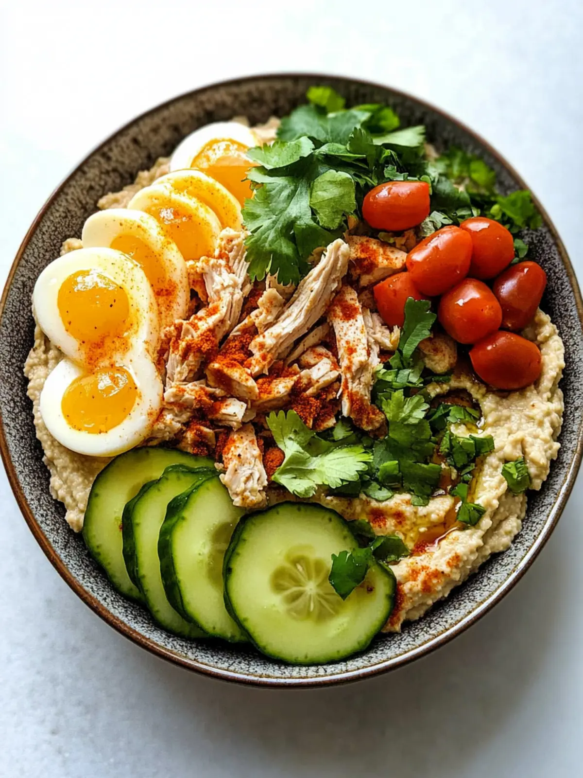 Speedy Chicken Hummus Bowl for Flavor-Packed Weeknight Dinners 4 Speedy Chicken Hummus Bowl