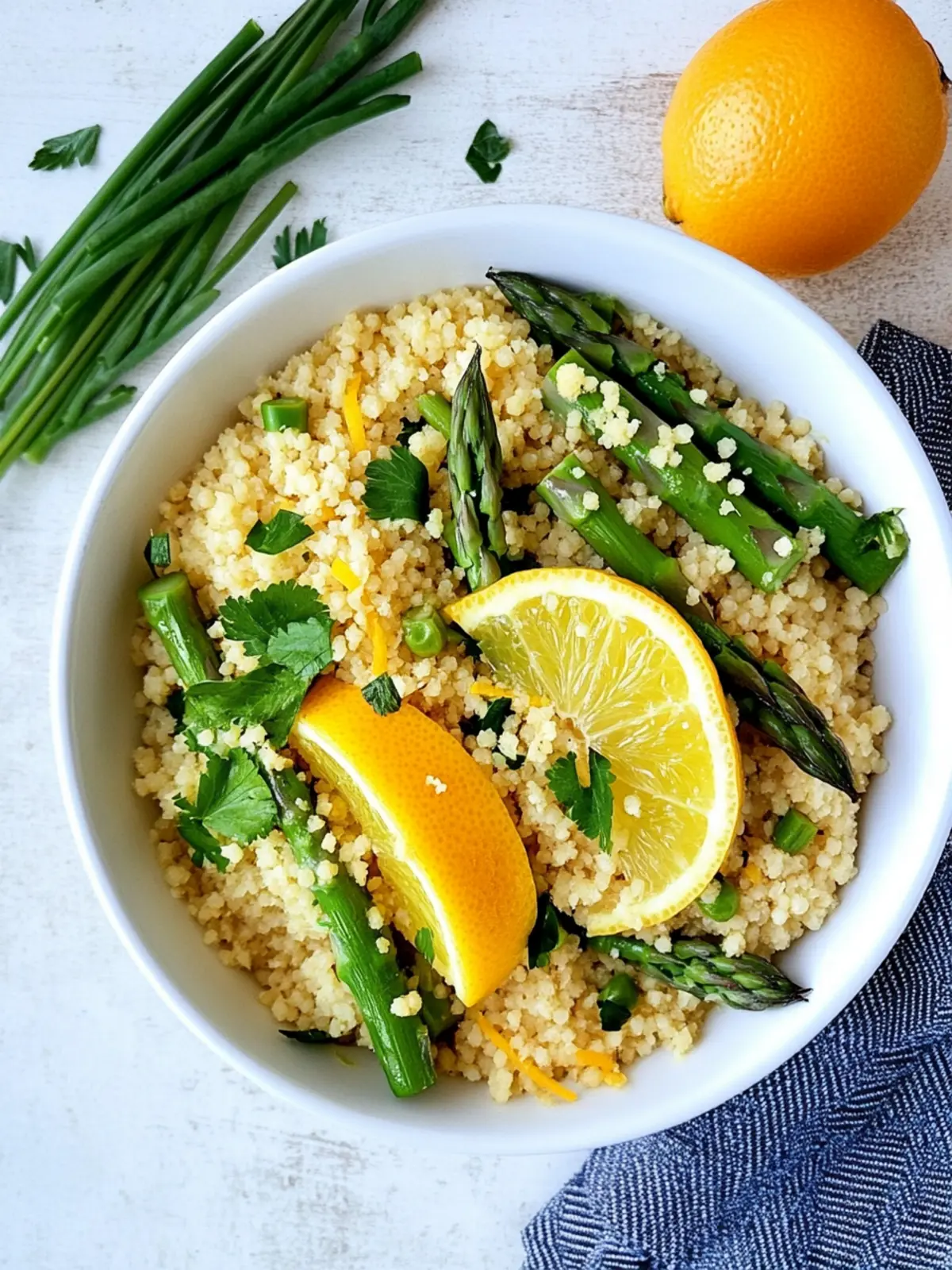 Citrus Asparagus Couscous: A Refreshing Twist on Dinner 5 Citrus Asparagus Couscous
