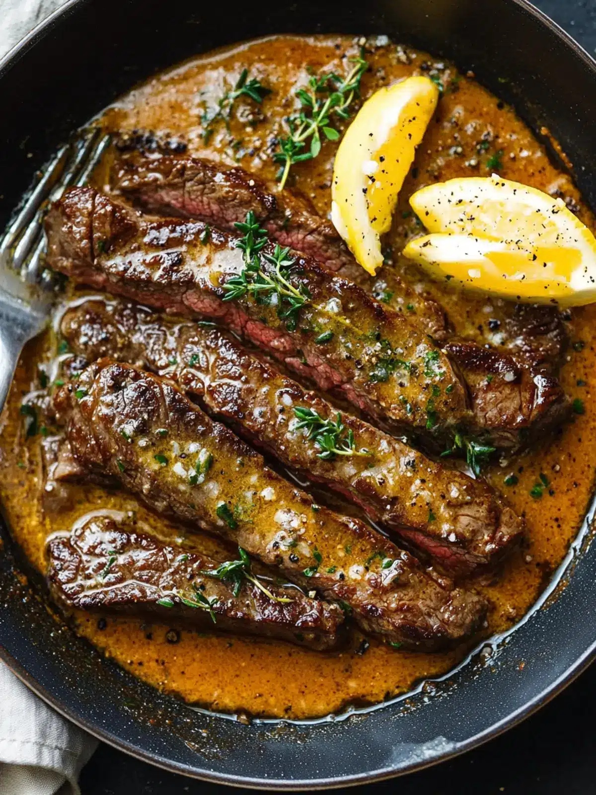 Melt-in-Your-Mouth Pan-Seared Steak in Butter Sauce 4 Pan-Seared Steak in Butter Sauce