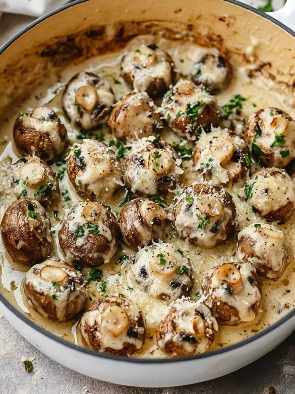 Creamy Garlic Parmesan Mushrooms That Transform Any Meal 2 Creamy Garlic Parmesan Mushrooms