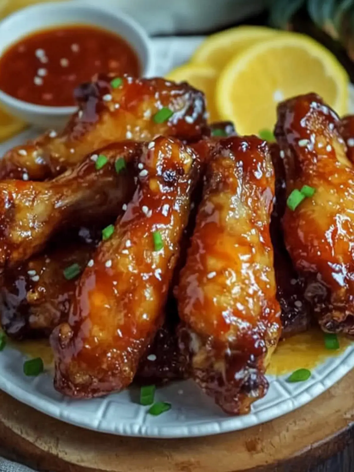 Sweet and Spicy Pineapple Cowboy Candy Chicken Wings 5 Pineapple Cowboy Candy Chicken Wings