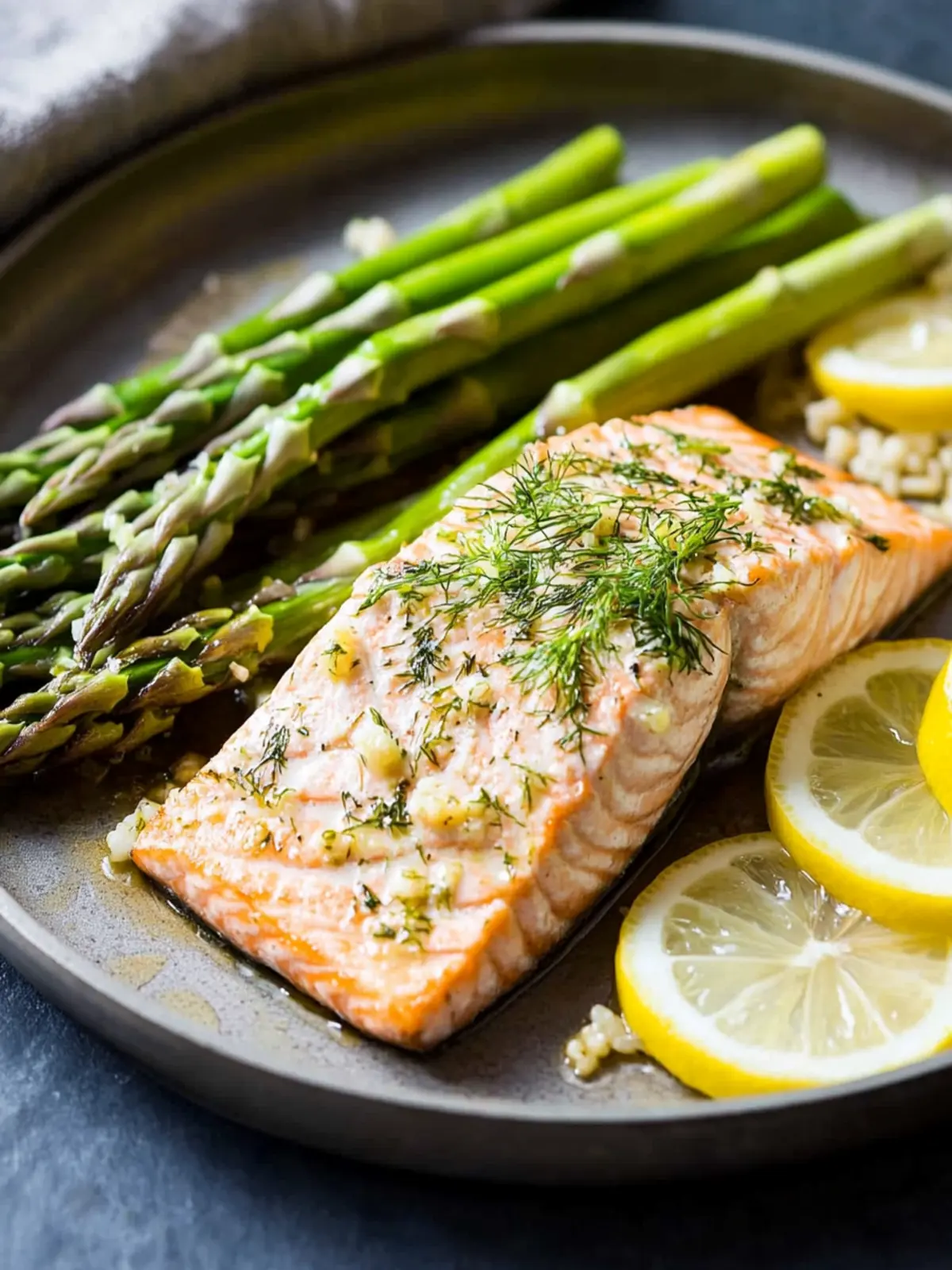 Zesty Lemon Dill Salmon with Asparagus for a Delightful Dinner 2 Lemon Dill Salmon and Asparagus