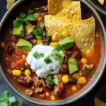 Simple Taco Soup: Tasty Comfort in Every Hearty Bowl 3 Simple Taco Soup