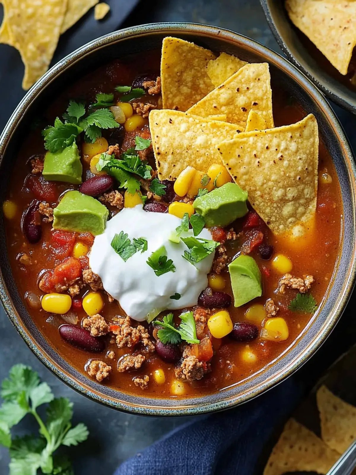 Simple Taco Soup: Tasty Comfort in Every Hearty Bowl 5 Simple Taco Soup
