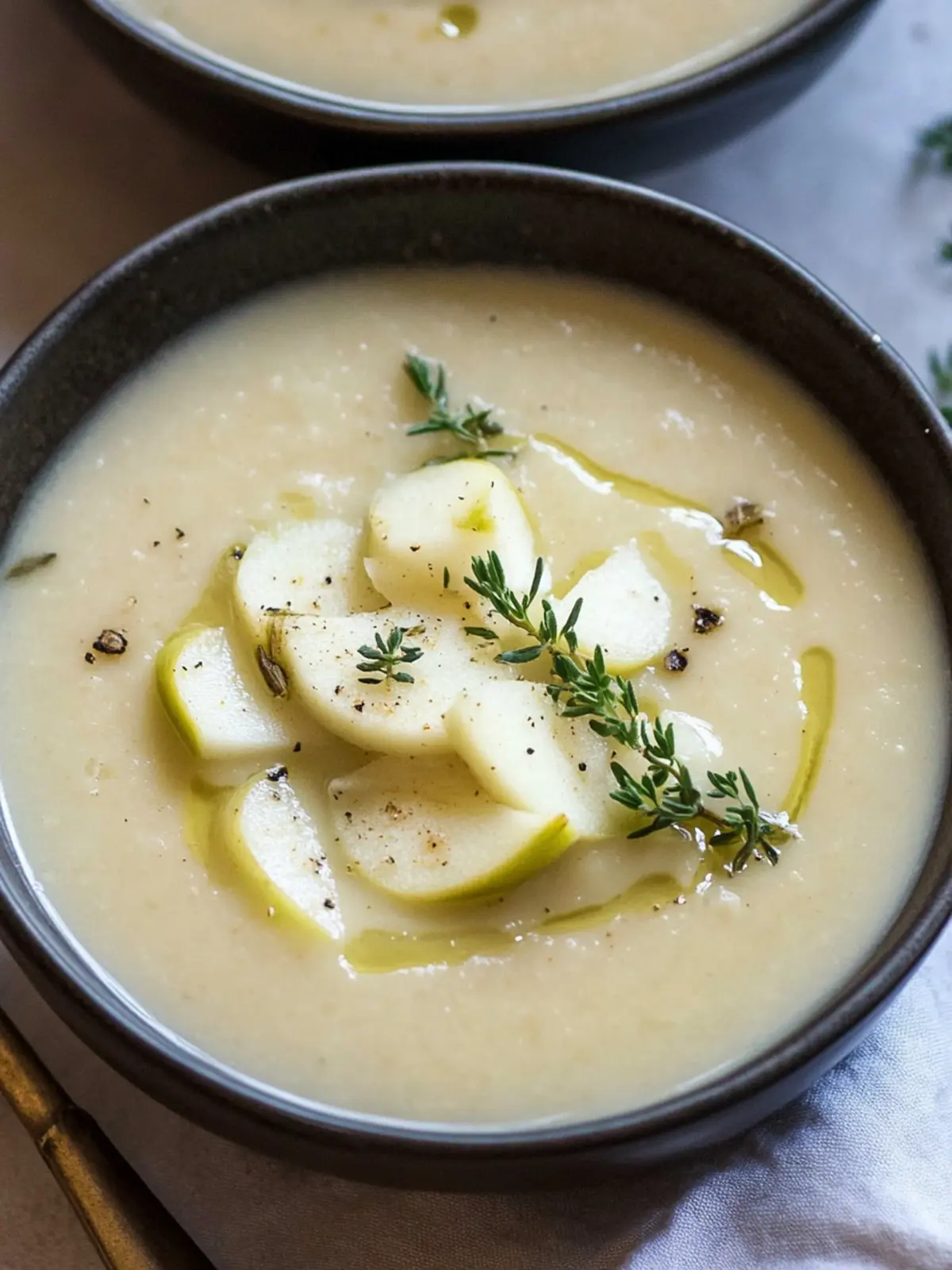 Creamy Vegan Jerusalem Artichoke Soup With Apples Delight 3 Creamy, Vegan Jerusalem Artichoke Soup With Apples