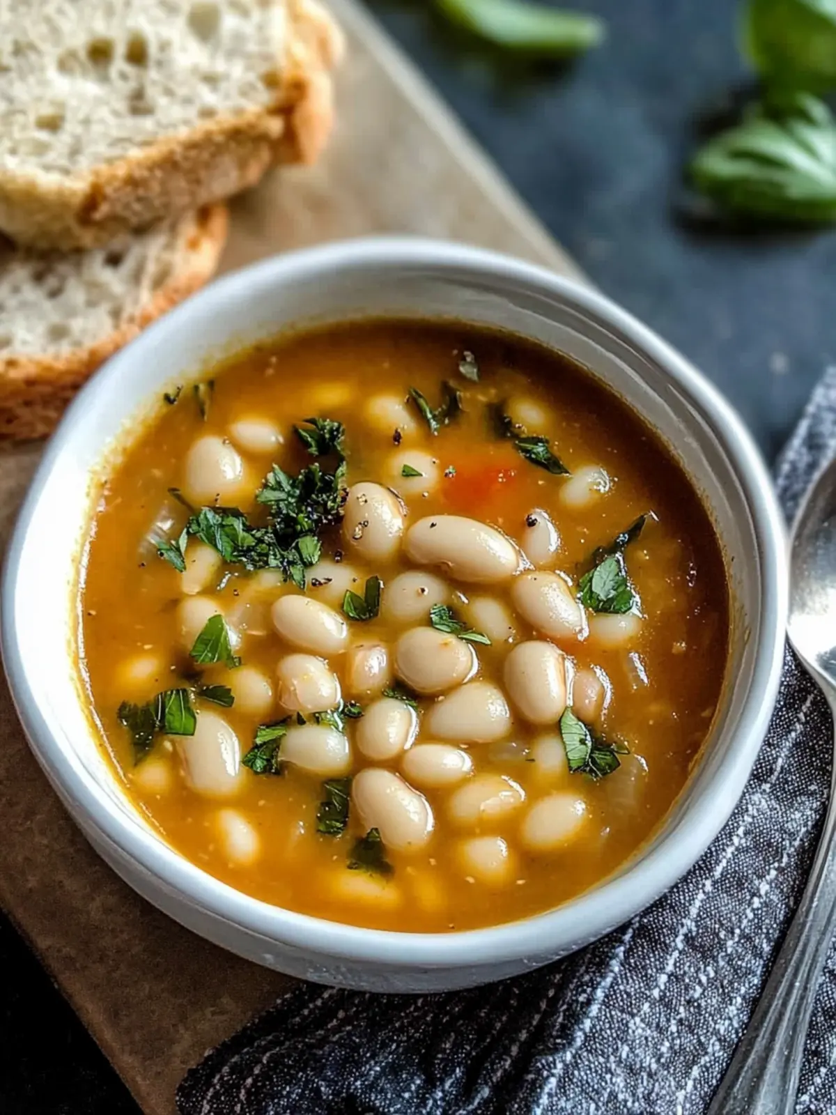 Easy Vegan Pasulj Serbian White Bean Soup Recipe You'll Love 2 Vegan Pasulj Serbian White Bean Soup Recipe