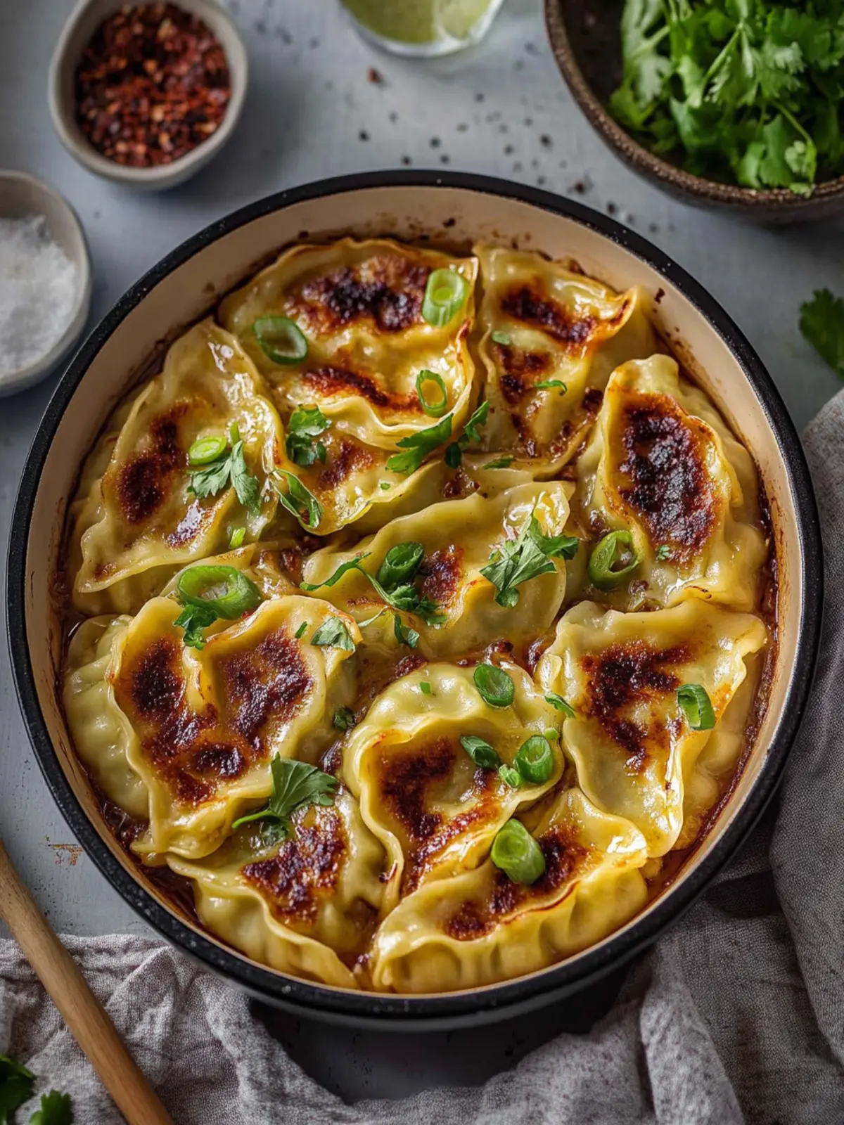 One Pan Dumplings Dump & Bake: Effortless Thai Flavor Explosion 5 One Pan Dumplings {Dump & Bake}