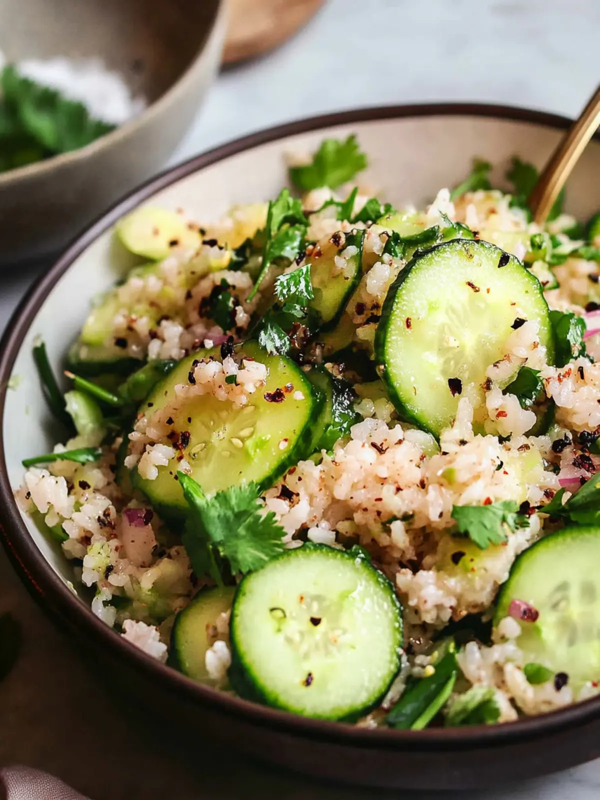 Cucumber Crispy Rice Salad: A Fresh Twist to Satisfy Cravings 5 Cucumber Crispy Rice Salad