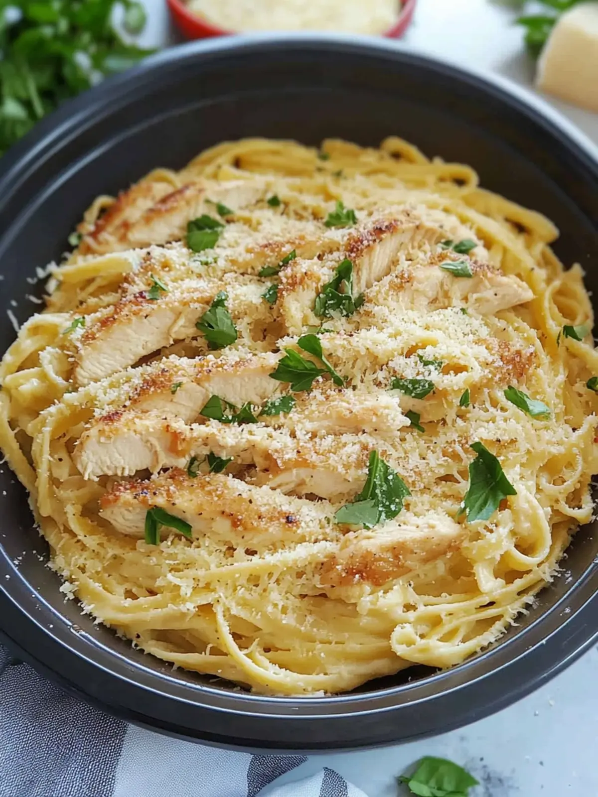 Garlic Parmesan Chicken Pasta: A Comfort Food Delight 3 Garlic Parmesan Chicken Pasta