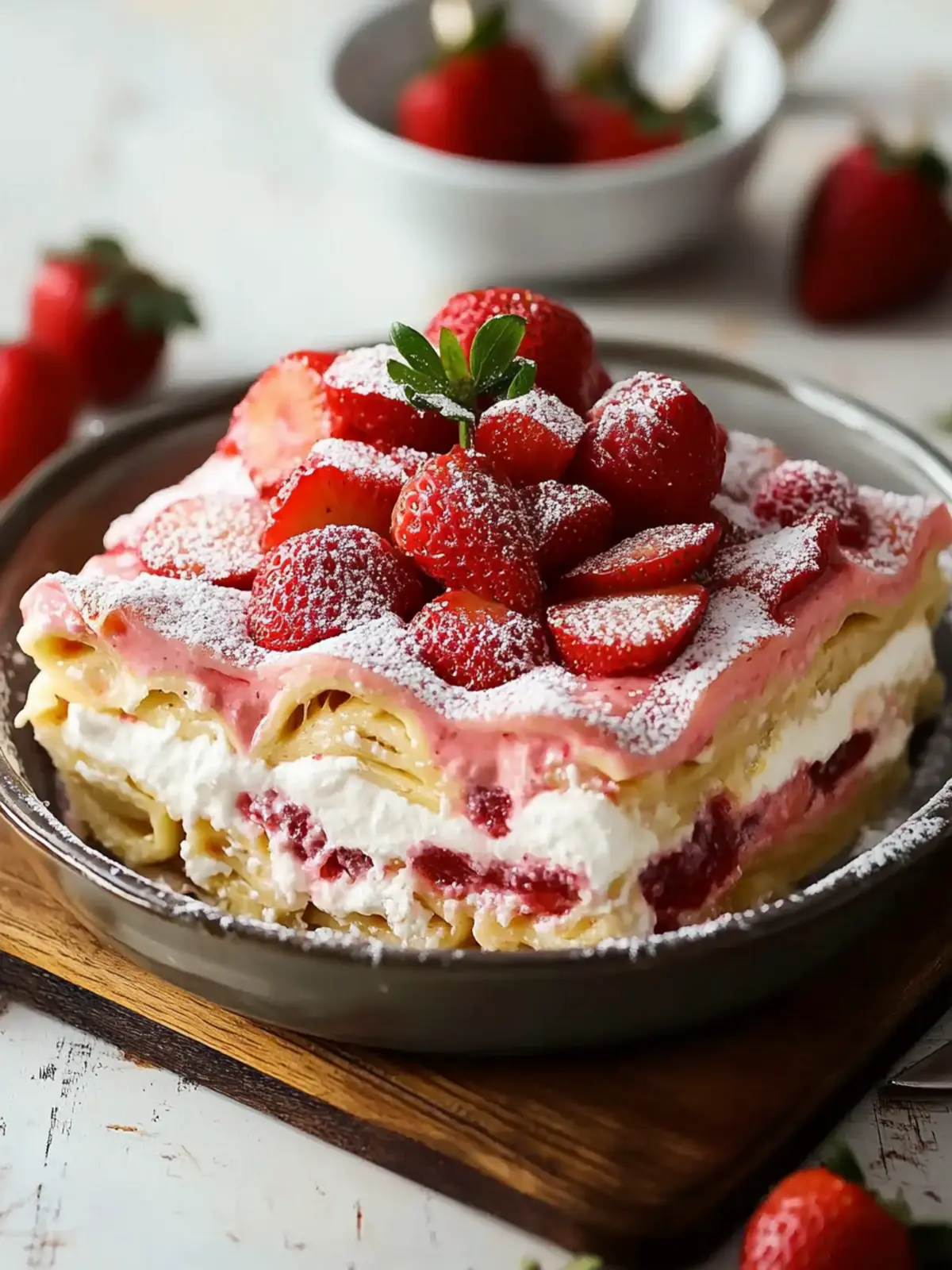 Delicious Strawberry Lasagna Dessert Recipe You’ll Love 4 Strawberry Lasagna Dessert Recipe