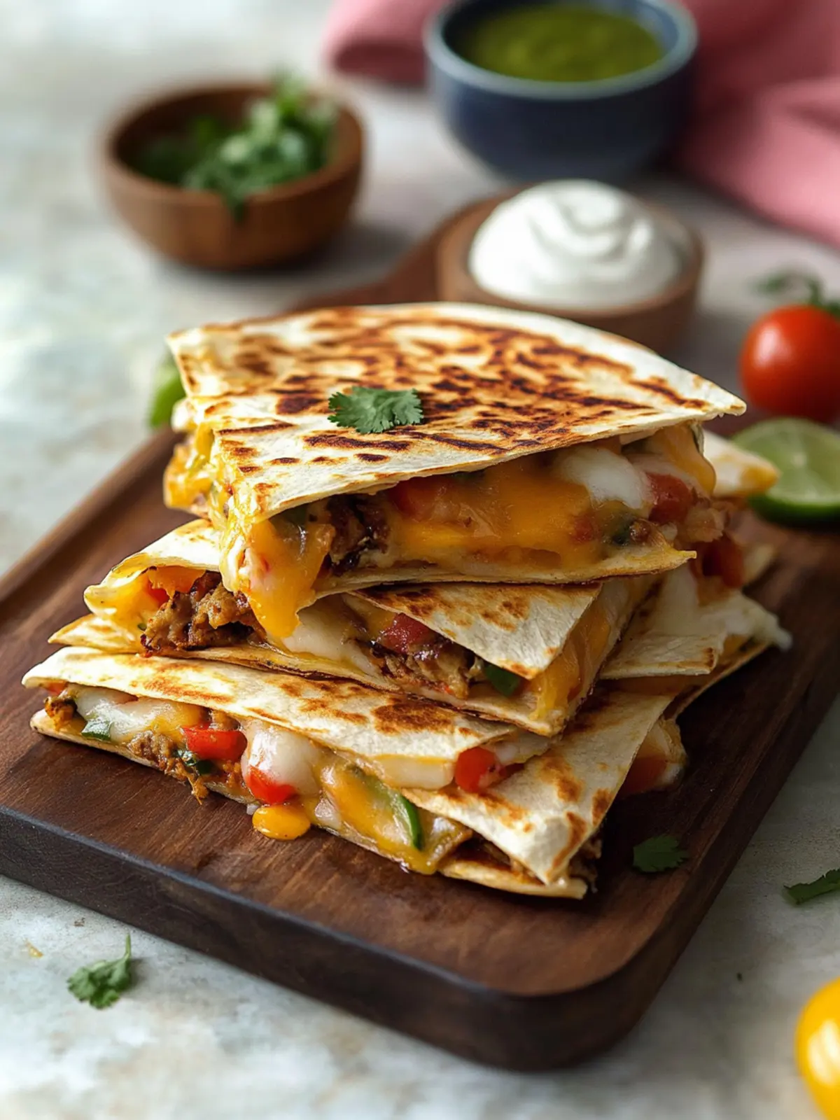 Sizzling Cinco de Mayo Sheet Pan Fajita Quesadillas You’ll Love 2 Cinco de Mayo Sheet Pan Fajita Quesadillas