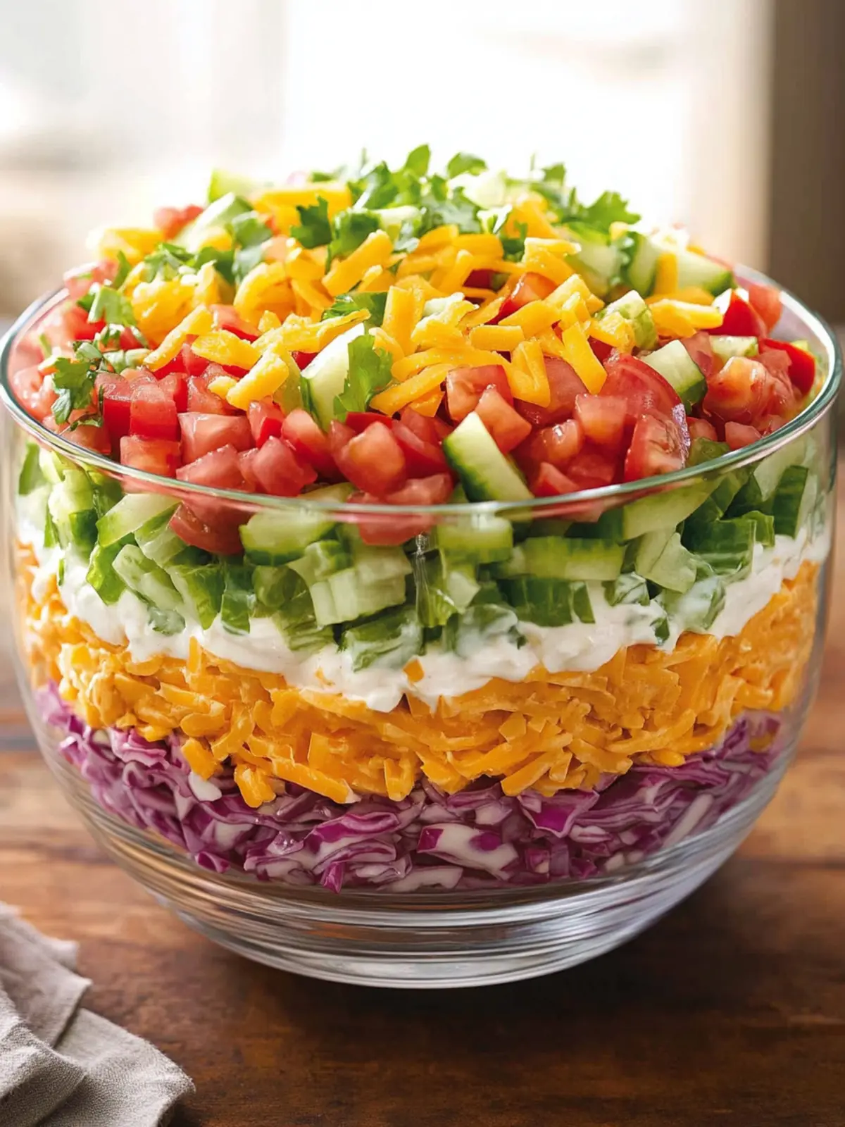 Delicious Paula Deen 7 Layer Salad Recipe for Epic Gatherings 4 Paula Deen 7 Layer Salad Recipe