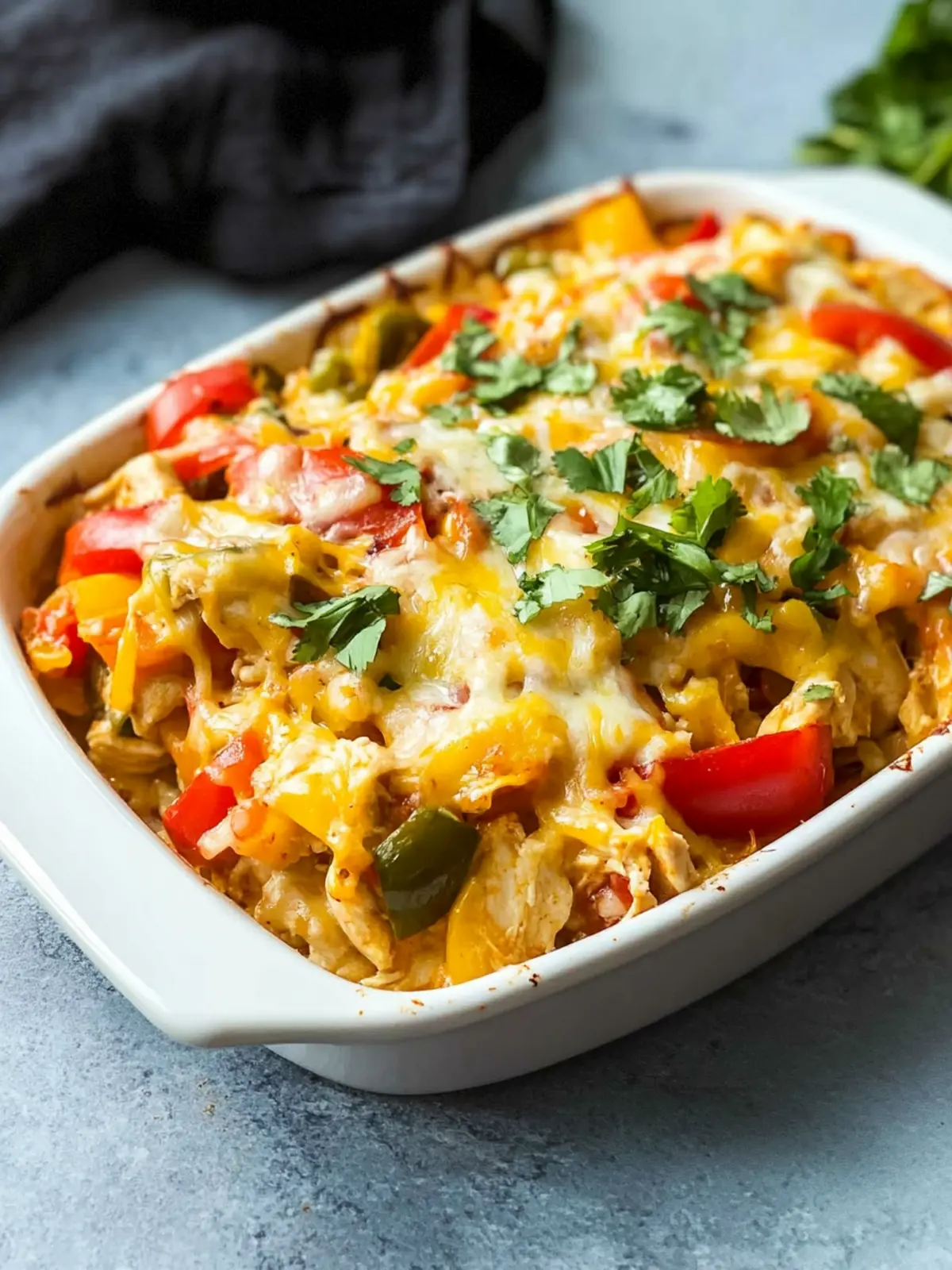 Savory Chicken Fajita Casserole: Easy Weeknight Delight 5 Chicken Fajita Casserole