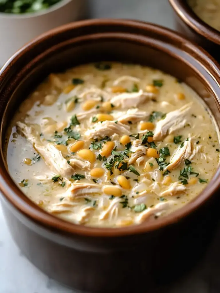 Gluten-Free Crockpot White Chicken Chili