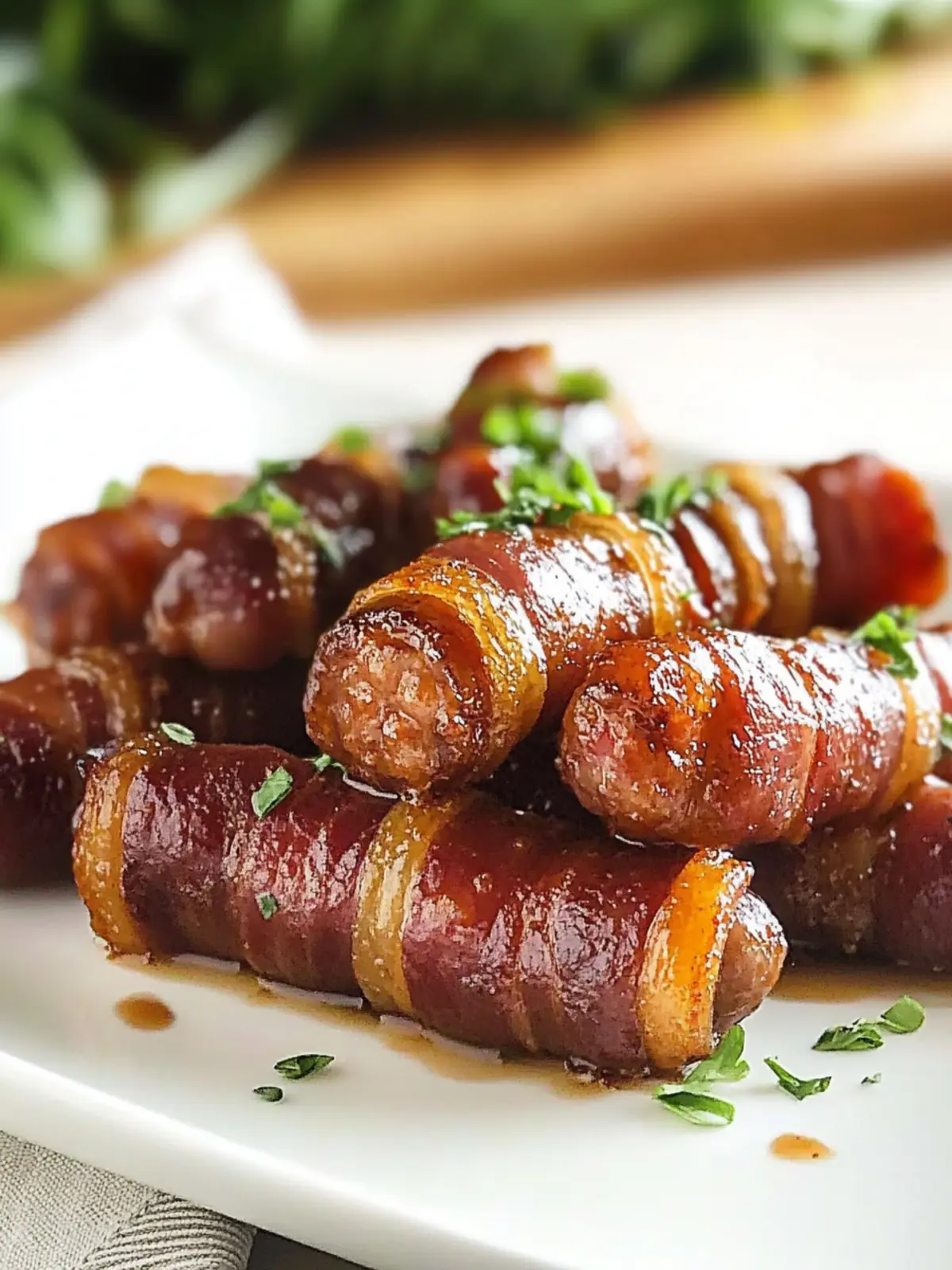 Memorial Day Bacon Wrapped Smokies with Sweet Brown Sugar Bliss 3 Memorial Day Bacon Wrapped Smokies with Brown Sugar and Butter