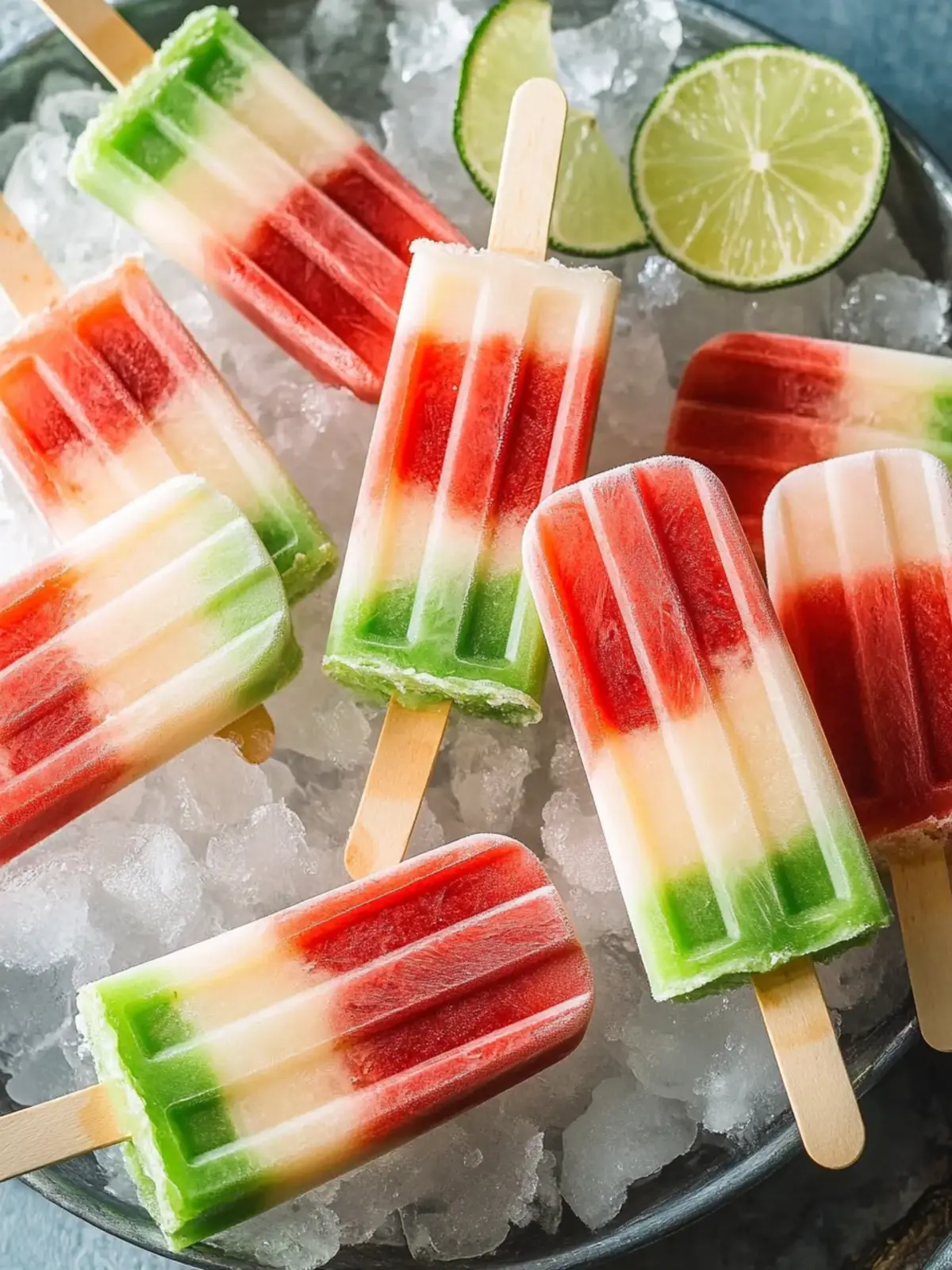 Lime Coconut Strawberry Cinco de Mayo Popsicles You'll Love 5 Cinco de Mayo Popsicles