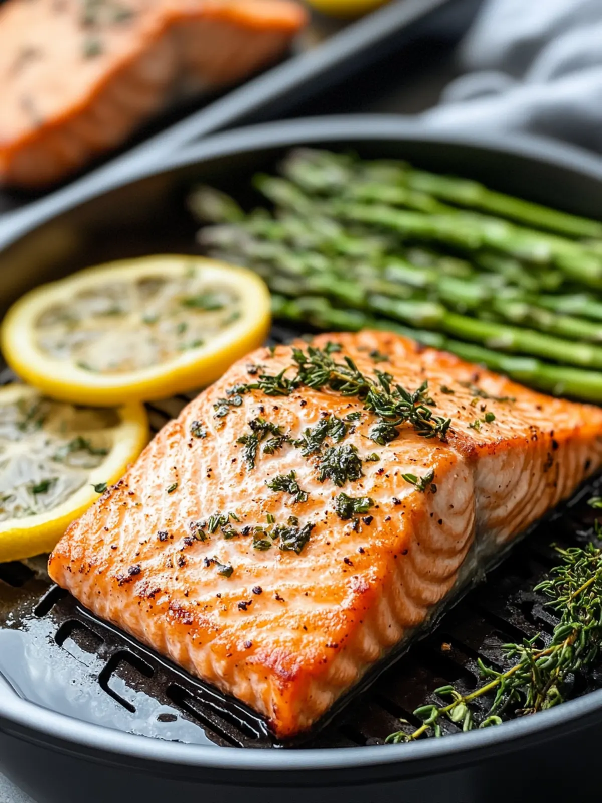 Memorial Day Air Fryer Salmon with Zesty Lemon & Dill Delight 3 Memorial Day Air Fryer Salmon