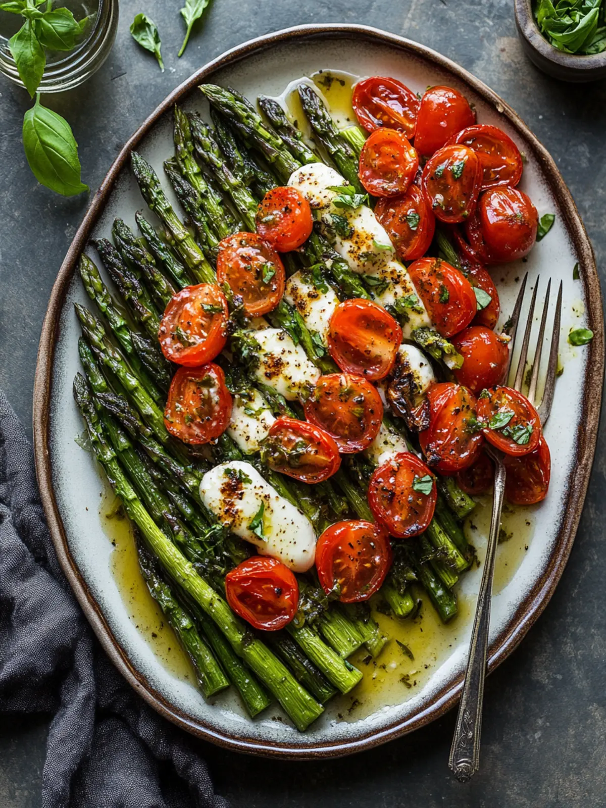 Memorial Day Caprese Roasted Asparagus to Wow Your Guests 5 Memorial Day Caprese Roasted Asparagus