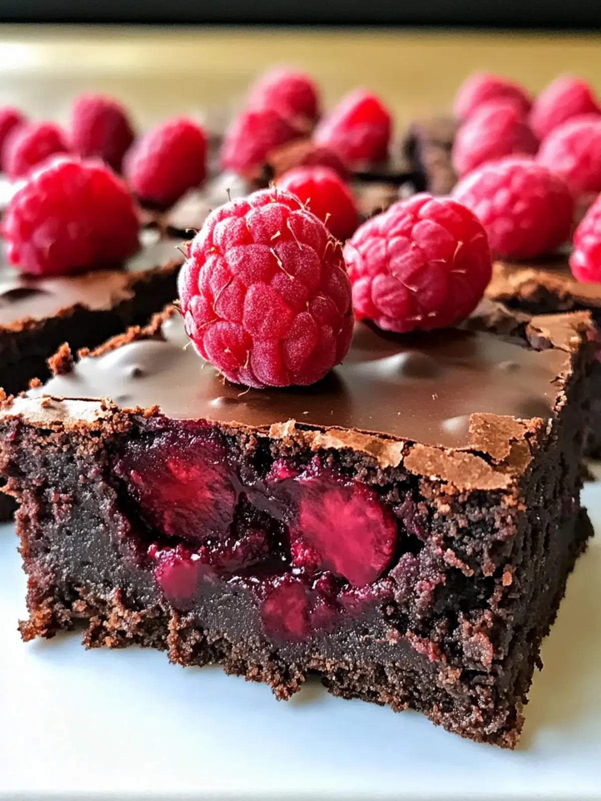 Indulge in Chocolate Raspberry Protein Brownies Today 5 Chocolate Raspberry Protein Brownies