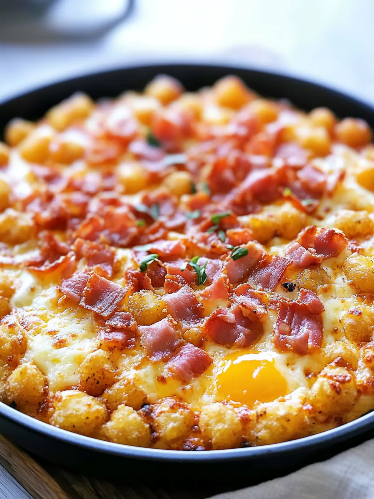 Mouthwatering Mother's Day Tater Tot Breakfast Pizza Delight 4 Mother's Day Tater Tot Breakfast Pizza