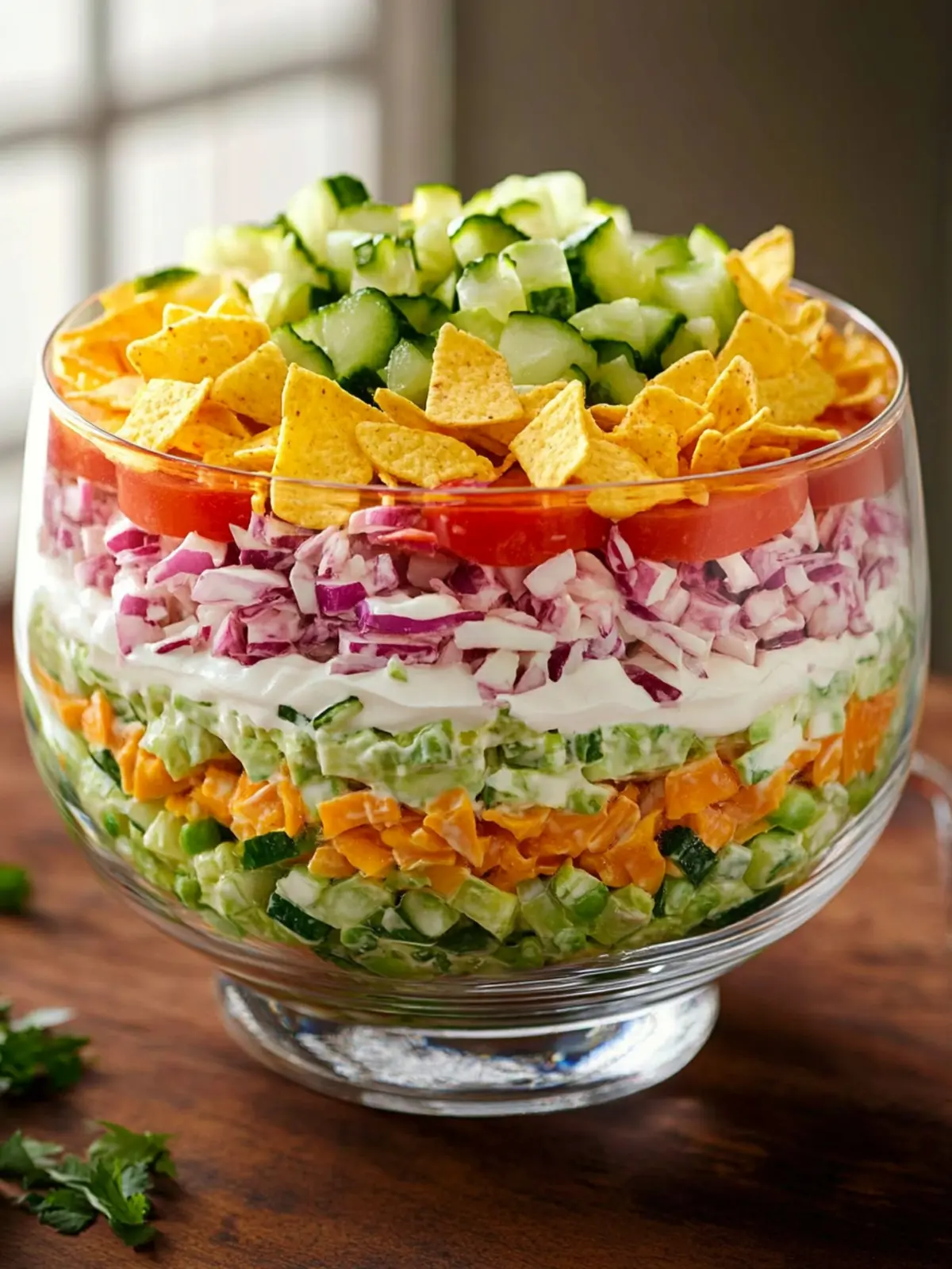 Delicious Paula Deen 7 Layer Salad Recipe for Epic Gatherings 5 Paula Deen 7 Layer Salad Recipe