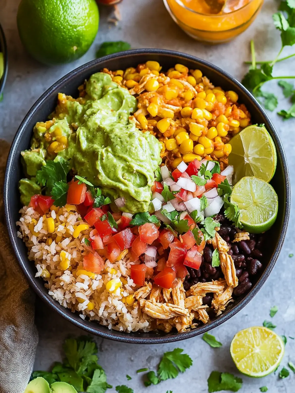 Quick One Pot Chicken Burrito Bowls for Busy Weeknights 4 Quick One Pot Chicken Burrito Bowls