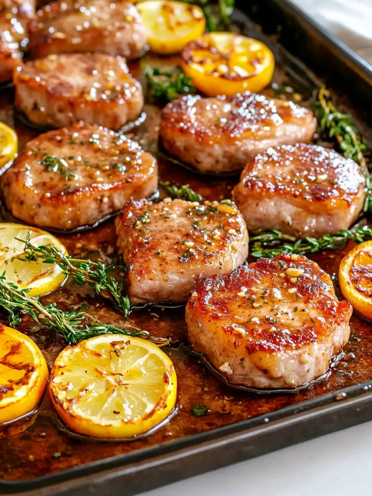 Sheet Pan Honey Garlic Pork Chops for Easy Delicious Dinners 3 Sheet Pan Honey Garlic Pork Chops