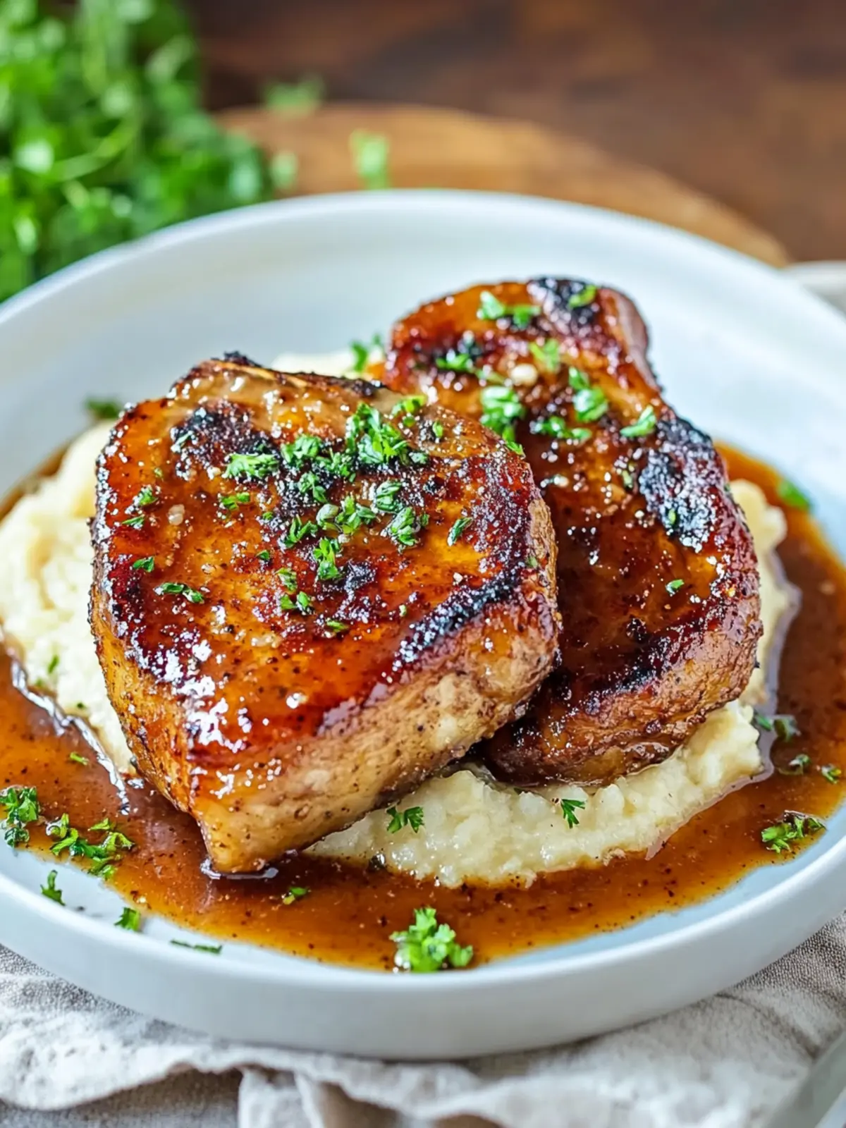 Mother's Day Brown Sugar Glazed Pork Chops for a Sweet Surprise 2 Mother's Day Brown Sugar Glazed Pork Chops