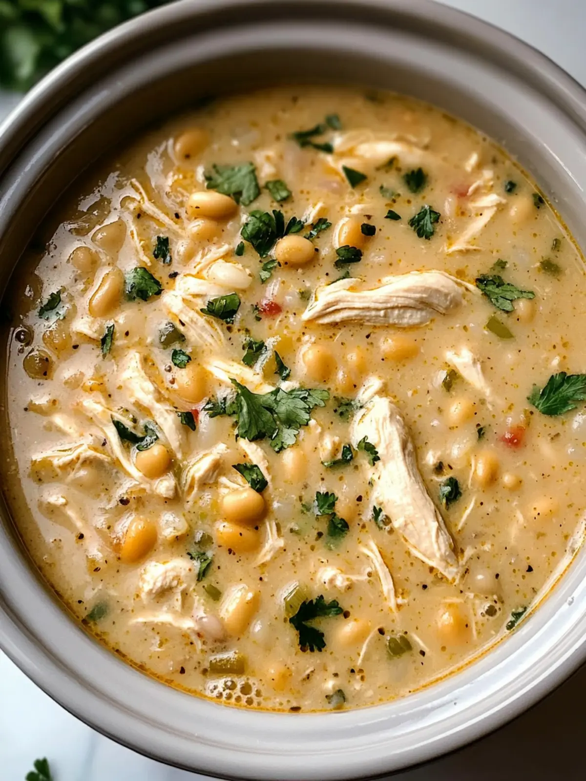 Hearty Gluten-Free Crockpot White Chicken Chili Made Easy 2 Gluten-Free Crockpot White Chicken Chili