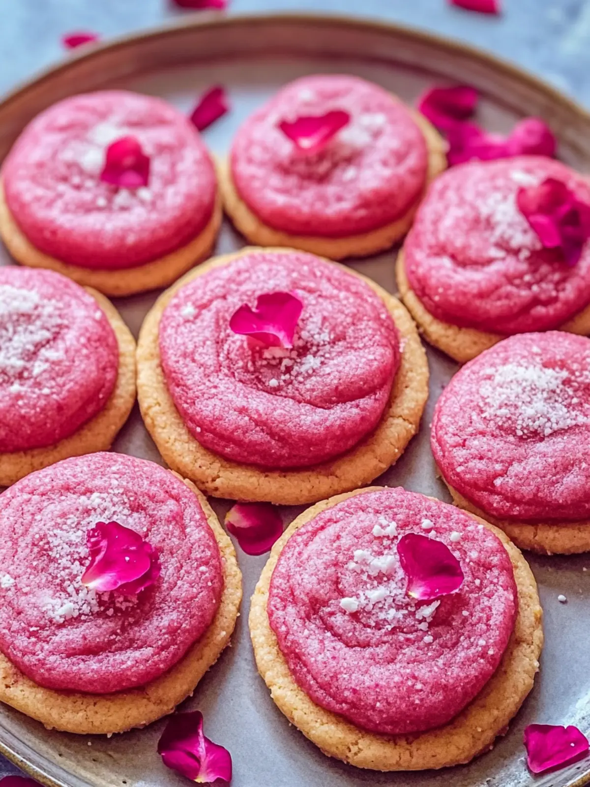 Rose & Beet Pink Cookies: A Floral Treat for Sweet Moments 5 Rose & Beet Pink Cookies