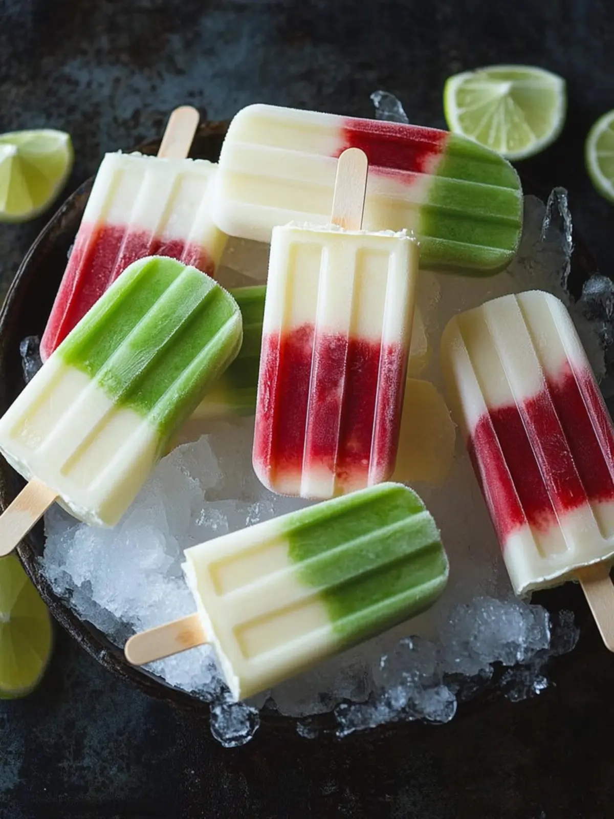Lime Coconut Strawberry Cinco de Mayo Popsicles You'll Love 3 Cinco de Mayo Popsicles