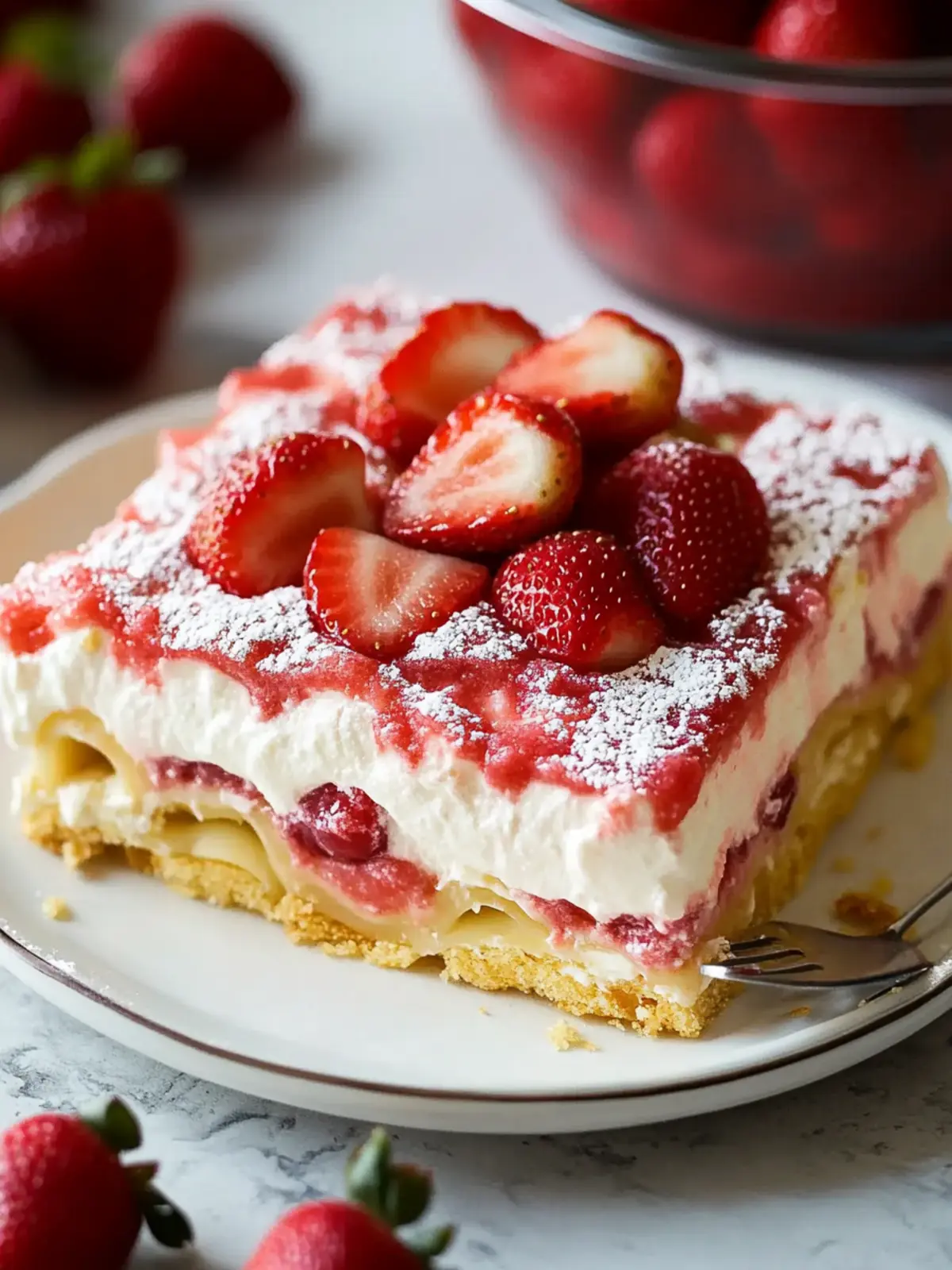 Delicious Strawberry Lasagna Dessert Recipe You’ll Love 2 Strawberry Lasagna Dessert Recipe