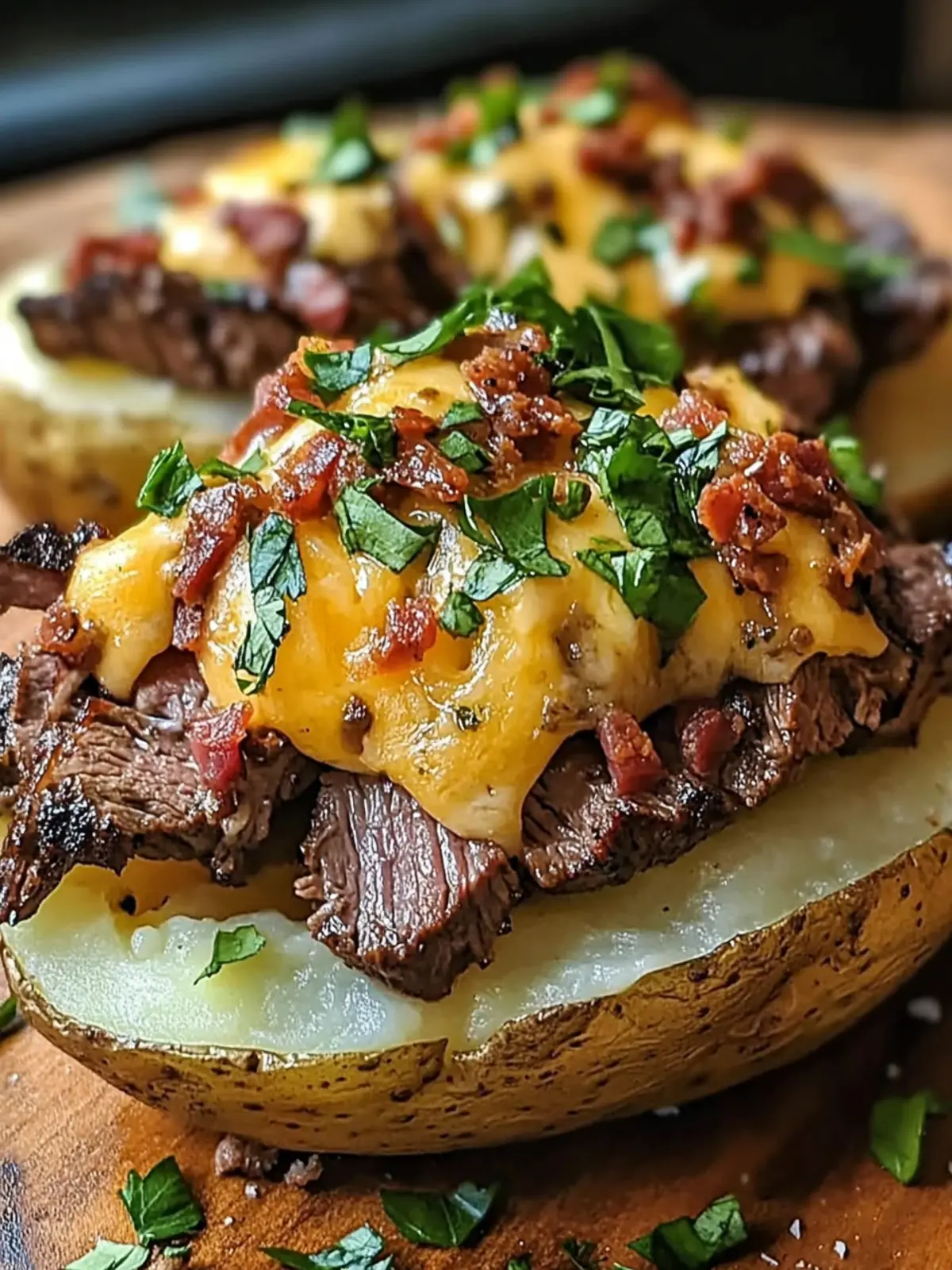 Loaded Steak Potato: The Ultimate Comfort Food Delight 2 Loaded Steak Potato