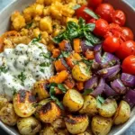 Delicious Mother's Day Vegan Mediterranean Roasted Veggie Bowl 9 Mother' Day Vegan Mediterranean Roasted Vegetables Bowl