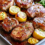 Sheet Pan Honey Garlic Pork Chops for Easy Delicious Dinners 8 Sheet Pan Honey Garlic Pork Chops