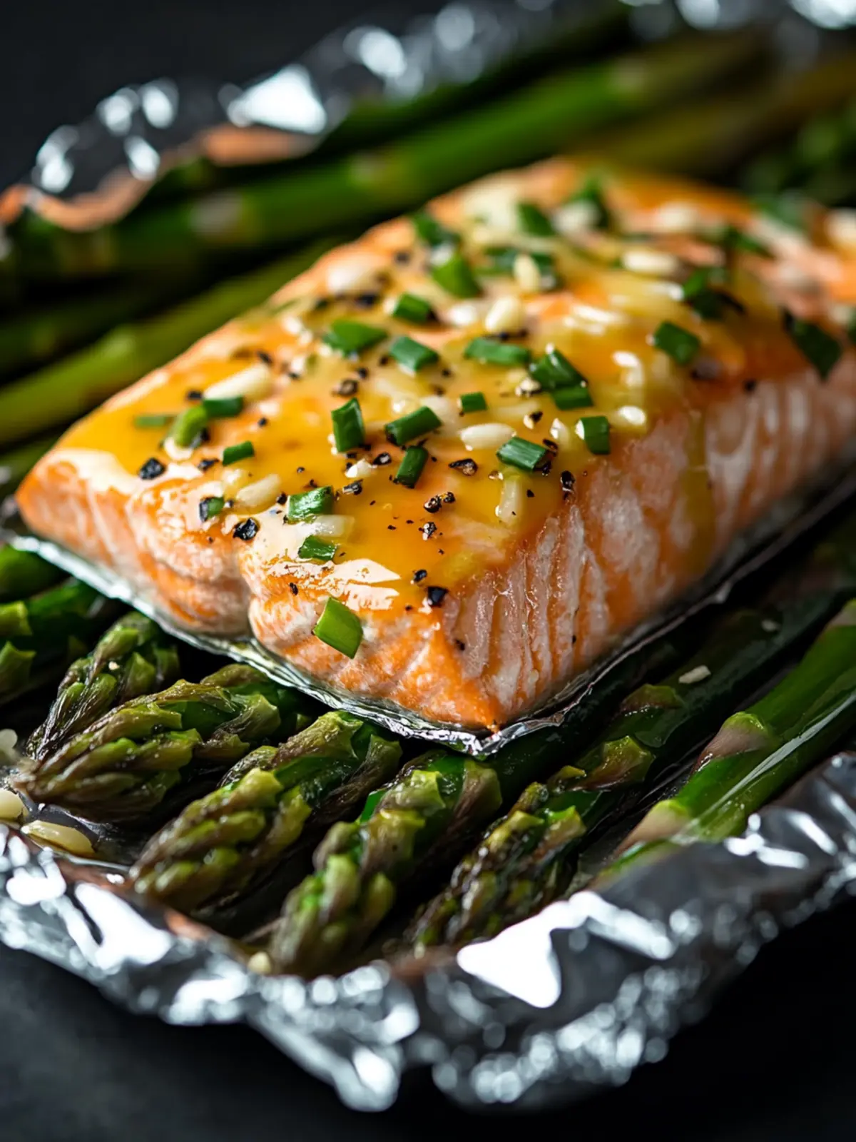 Delicious Garlic Salmon Foil Packets With Asparagus Made Easy 4 Garlic Salmon Foil Packets With Asparagus