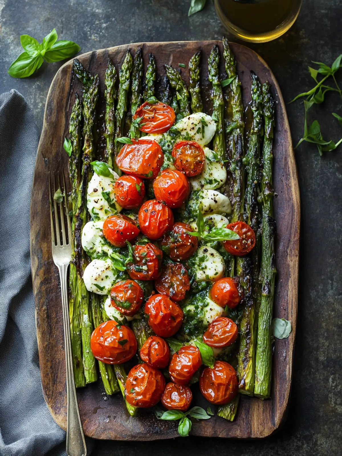Memorial Day Caprese Roasted Asparagus to Wow Your Guests 3 Memorial Day Caprese Roasted Asparagus