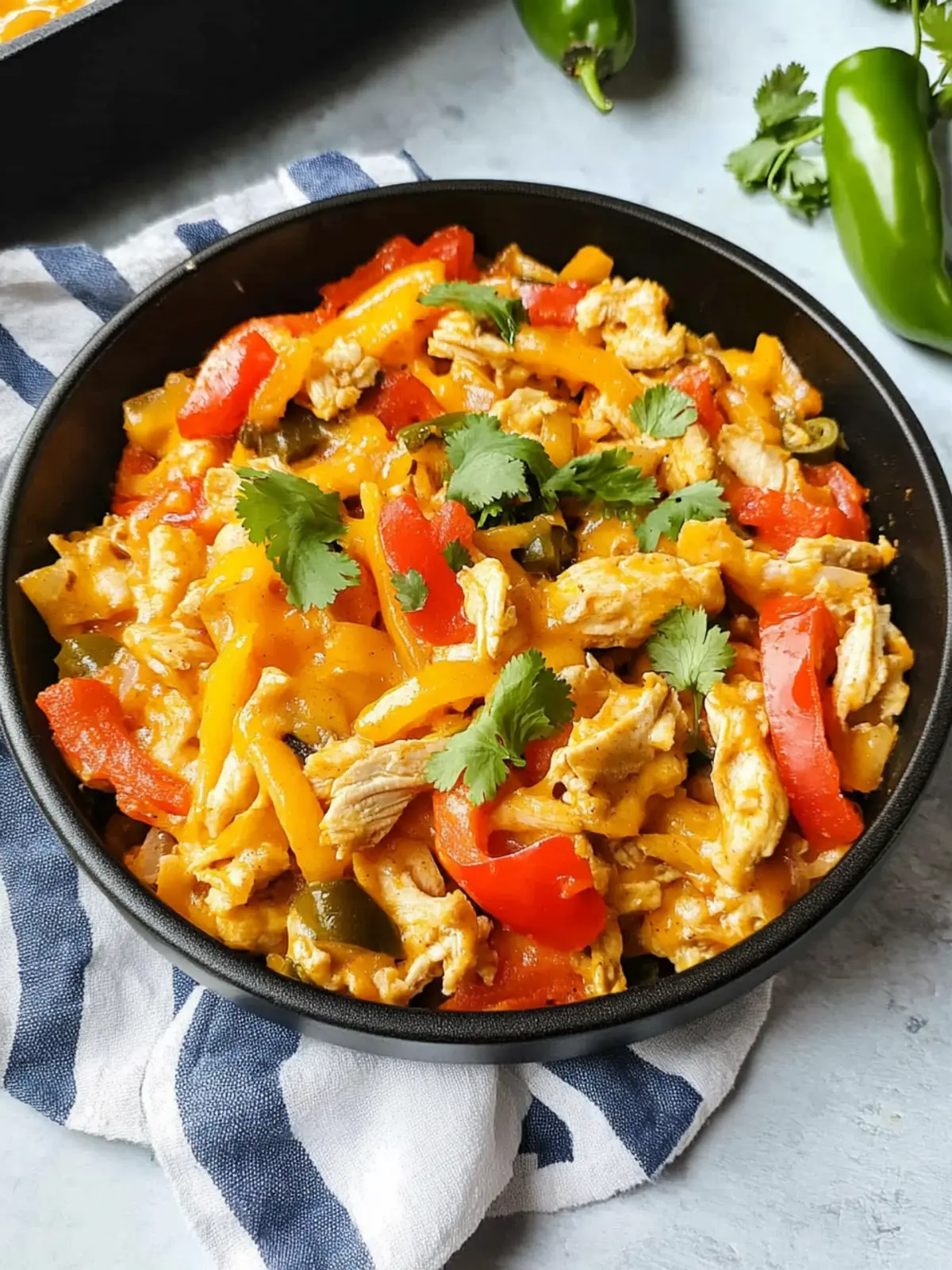 Savory Chicken Fajita Casserole: Easy Weeknight Delight 3 Chicken Fajita Casserole
