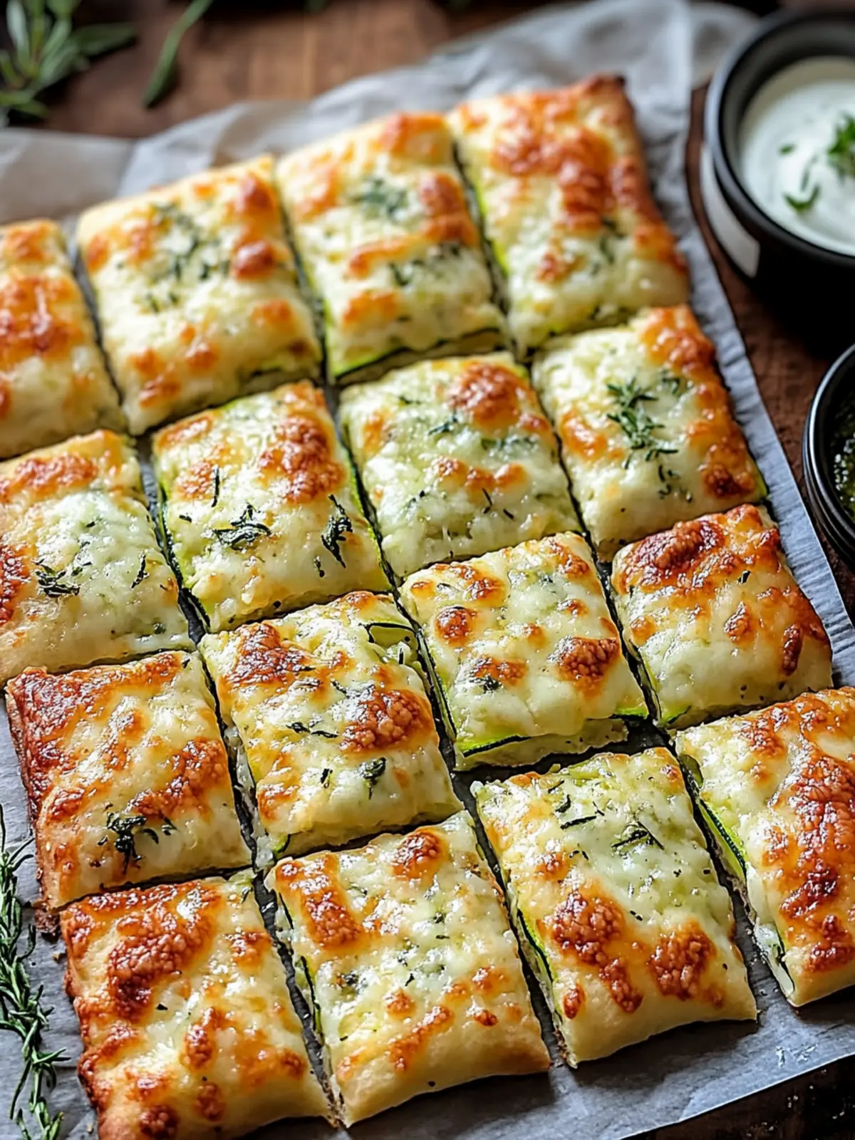 Delicious Mother's Day Cheesy Zucchini Breadsticks Recipe 4 Mother' Day Cheesy Zucchini Breadsticks