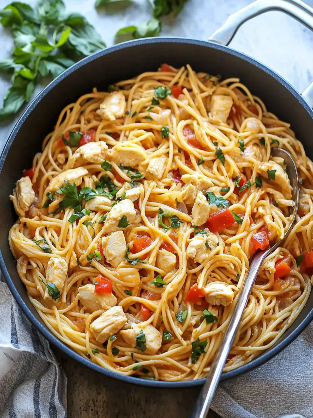 Easy One Pot Chicken Spaghetti for Busy Weeknight Heroes 3 Easy One Pot Chicken Spaghetti