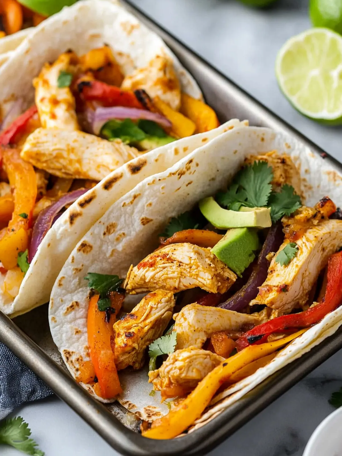 Celebrate Mom with Easy Mother's Day Sheet Pan Chicken Fajitas 4 Mother's Day Sheet Pan Chicken Fajitas